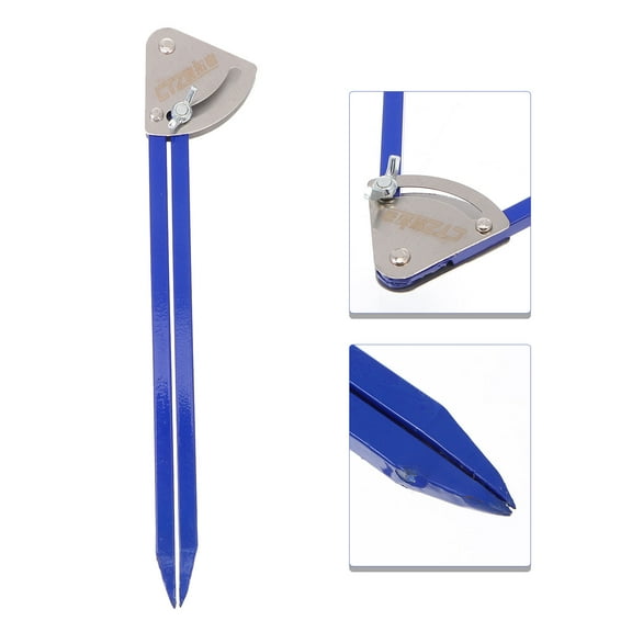 HONMEET Alloy Scribing Compass for Woodworking and Center Scribe Tool, Precision Marking Instrument 1 Piece
