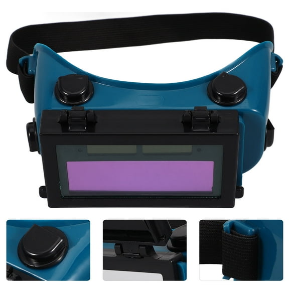 HONMEET Welding Glasses Dark Green Safety Eye for Men and Women Plastic Frame