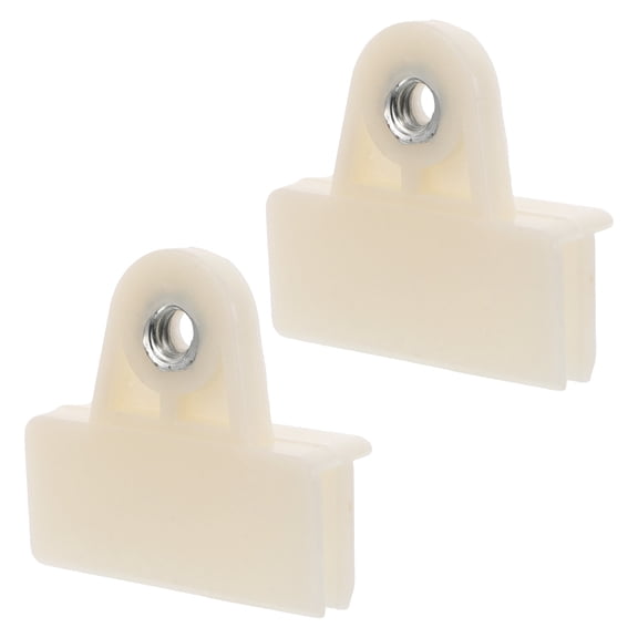 HONMEET 1 Pair Beige Car Door Window Glass Clips Plastic Stable Support Accessories
