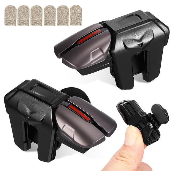 HONMEET Mobile Gaming Controller Pair with Adjustable Clip and High Sensitivity Buttons for Smartphone Gaming