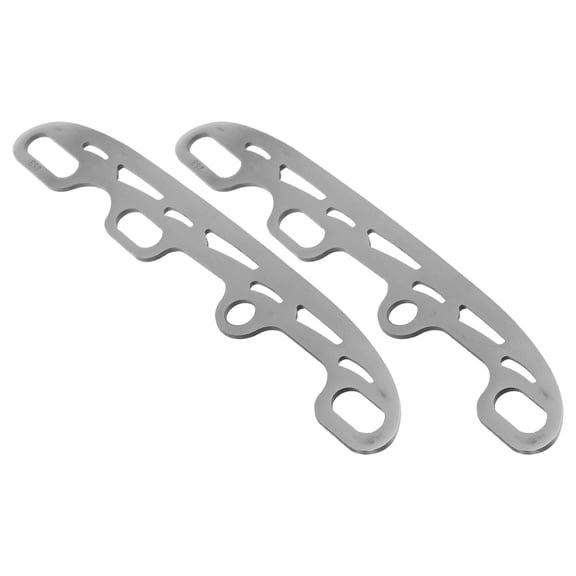 HONMEET 1Pair Practical Stainless Steel Roller Skate Blades Replacement Metal Skating Supply