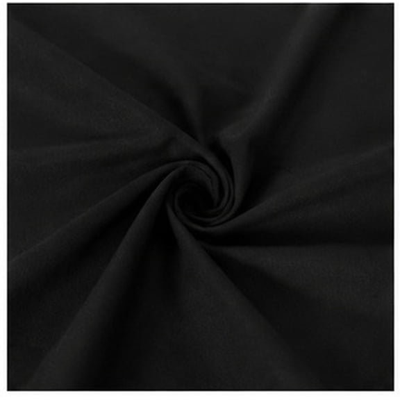 HONMEET 1Pc Simple Black Backdrop Cloth Durable Fabric for Photo Background Decoration