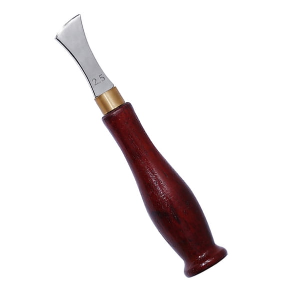 HONMEET Dark Brown Edging Tool Hand Tool for Professional Leathercraft Accessories and Projects