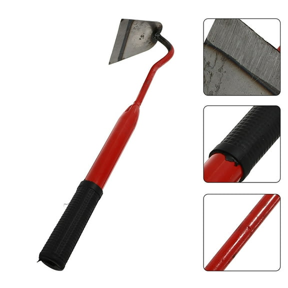HONMEET 1Pc Durable Red Hand Hoe Multipurpose Garden Tool with Comfortable Grip for Easy Weeding