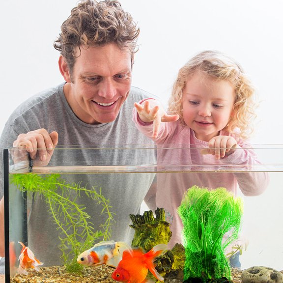 HONMEET 1Pc Green Artificial Aquatic Plant Plastic Simulated Water Grass for Interior Decoration