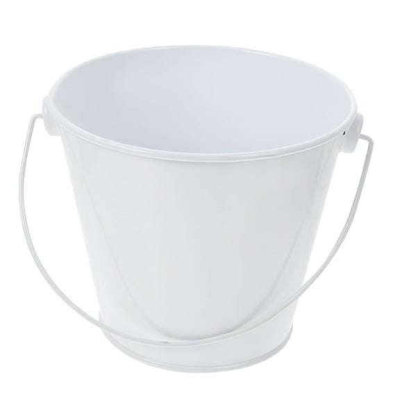 HONMEET Candy Buckets Buffet Ice Cooler White Iron 1Pc