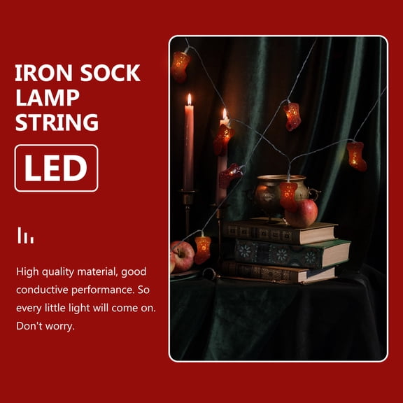 HONMEET Red Christmas Decorative String Lights with Warm Glow, Perfect for Party, Garden, and Holiday Decoration