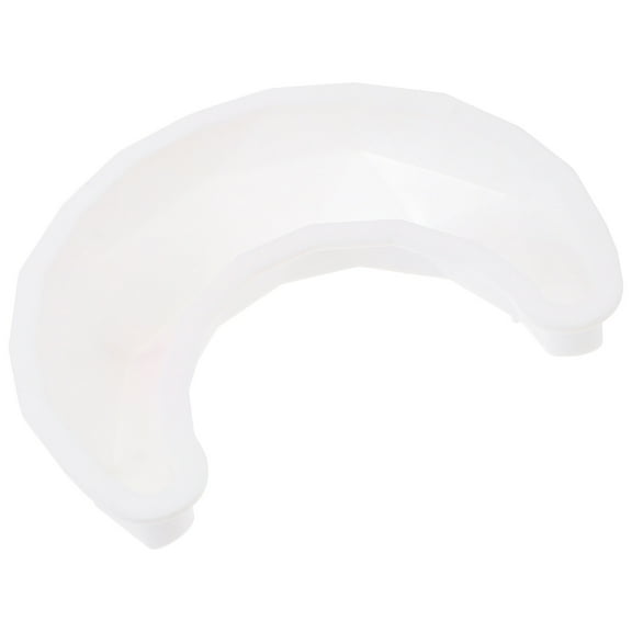 HONMEET Silicone Mousse Cake Mold, White Reusable Baking Tool for Cakes, Non-Stick Flexible 1Pc