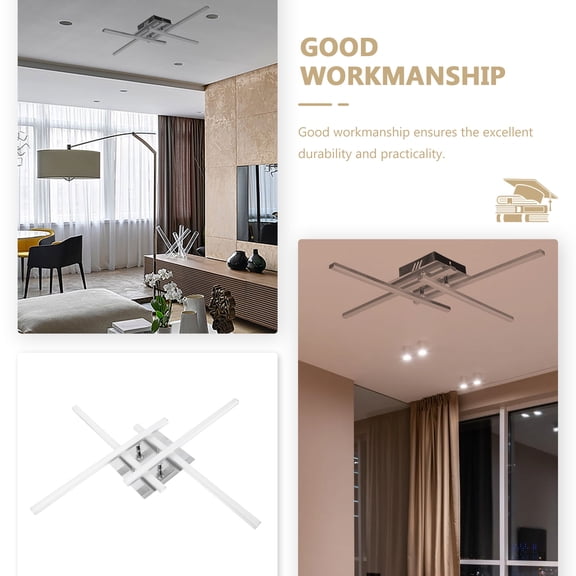 HONMEET 1Pc White Ceiling Lamp Creative Hanging Light for Home Hotel Restaurant Decor