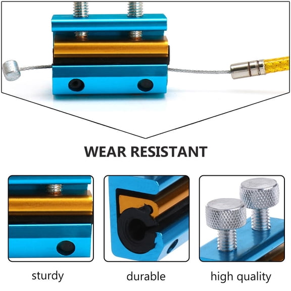 HONMEET  Lightweight Dual Cable Oiler for Clutch Smooth Operation Blue