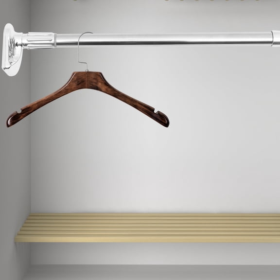 HONMEET 1Pc Thickened Stainless Steel Clothes Rail Telescopic Tension Pole Rotatable for Storage