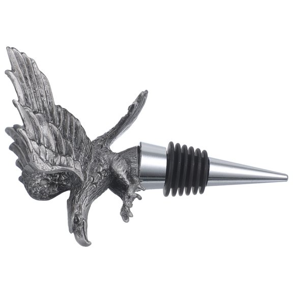 HONMEET Beverage Bottle Stoppers Eagle Shape Wine Bottle Plug Zinc-alloy 1Pack 4.9X3.1X2.6In