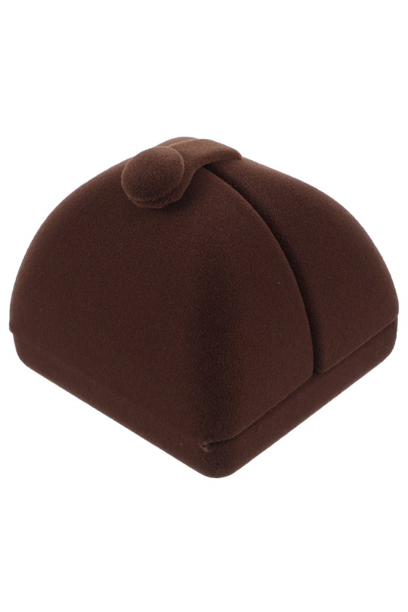 1Pcs Elegant Wedding Theme Sponge Ring Container for Men and Women 6.5X2.4In