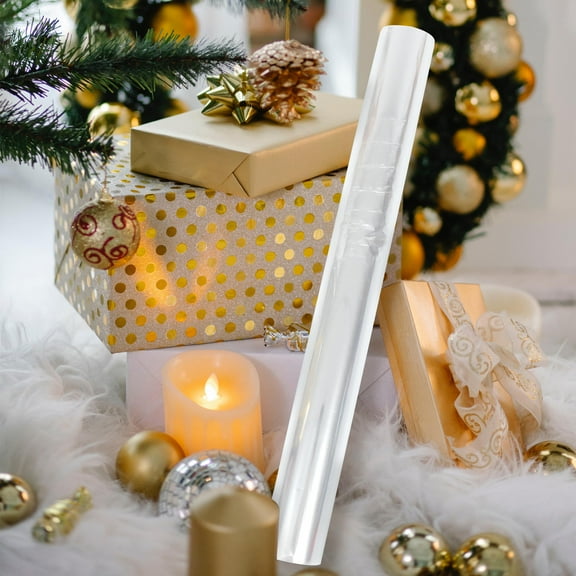 HONMEET Thick Florist Cellophane Wrap Clear for Baskets and Flowers