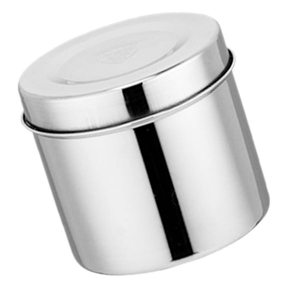 HONMEET Stainless Steel Airtight Food Storage Container, Cylindrical Canister for Home Kitchen Use
