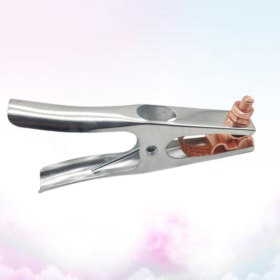 HONMEET 1Pack Earth Clamp Welding Silver Grounding Lug for Professionals Welding Field