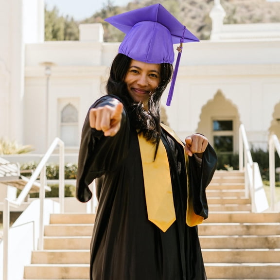 HONMEET Polyester Graduation Cap with Stylish Tassel for Graduation Ceremonies, Academic Events, and Celebrations