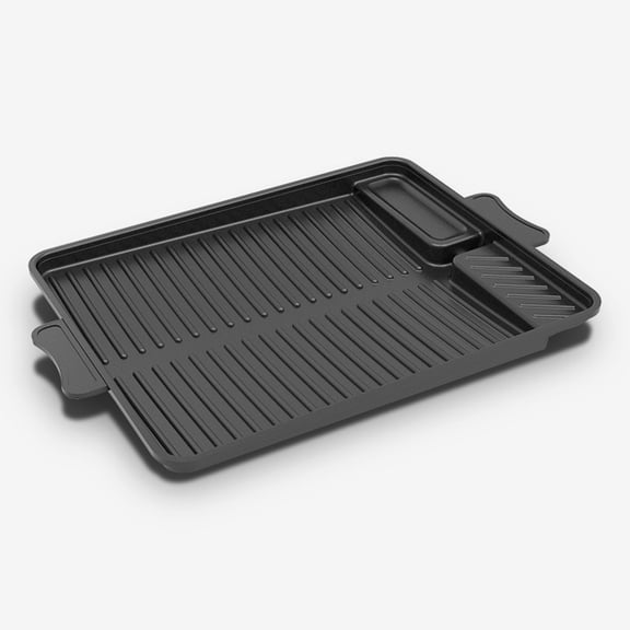 HONMEET Camping Stove Pan Aluminum Black 1Pack