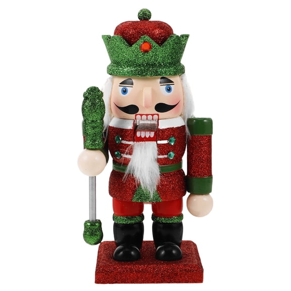 HONMEET 1Pcs Nutcracker Figurine Unique Christmas Decor for Families and Collectors 7.47X2.95X2.55in