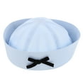 thumbnail image 1 of HONMEET 1Pcs Sailor Hat with Bow for Uniform and Cosplay, 1 of 7