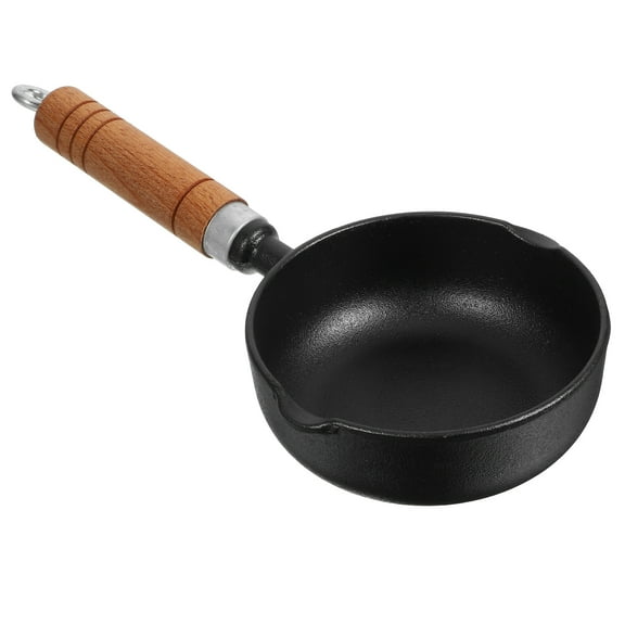 HONMEET 1Pcs Small Cooking Pots Metal Sauce Pot 400ml Black For Melting Ingredients