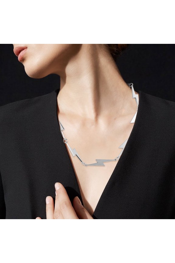 1Pcs Stylish Neck Ring Zinc Alloy Neck Lace Sturdy and Bright for Casual Outfit Unisex
