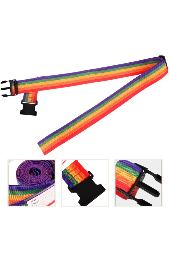 Adjustable Wide Travel Luggage Strap Belt for Suitcase, Secure and , 1 Piece, Assorted Colors