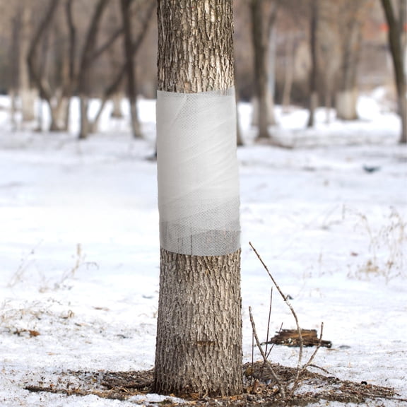 HONMEET Tree Insulation Wrap White Non-Woven Fabric Frost Wrap for Plants and Trees Landscaping