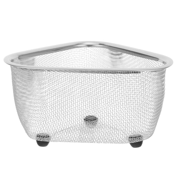 HONMEET Triangle Sink Strainer Basket for Kitchen Drainage, Stainless Steel, 1 Set