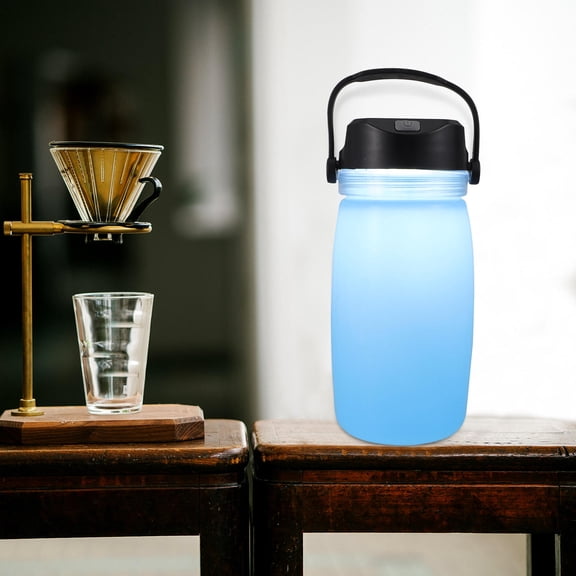 HONMEET USB Rechargeable Electric Kettle Portable Solar Charging Water Bottle for Camping and Outdoor Use