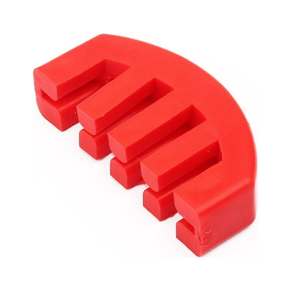 HONMEET 1Pcs Viola Practice Mute Red Rubber Violin Mute for Acoustic Strings