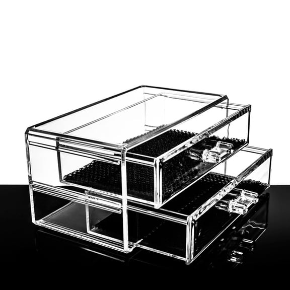 HONMEET Honmeet Clear Drawer Makeup Organizer for Cosmetics and Jewelry Storage