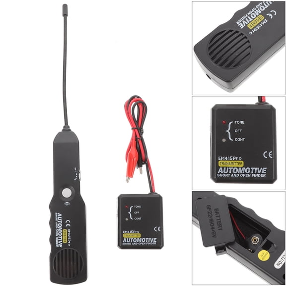 HONMEET 1Set Cable Circuit Wire Tracker Black Car Circuit Wire Finder with Flexible Probes and Sturdy Appearance