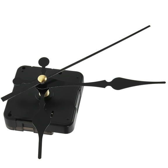 HONMEET 1Set Clock Motors Battery Powered Replacement Black Quartz Movement Kit