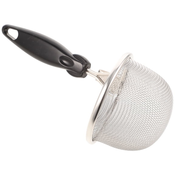 HONMEET Stainless Steel Slotted Cooking Spoon with Hanging Hole, Metal Kitchen Utensil for Serving and Food Preparation