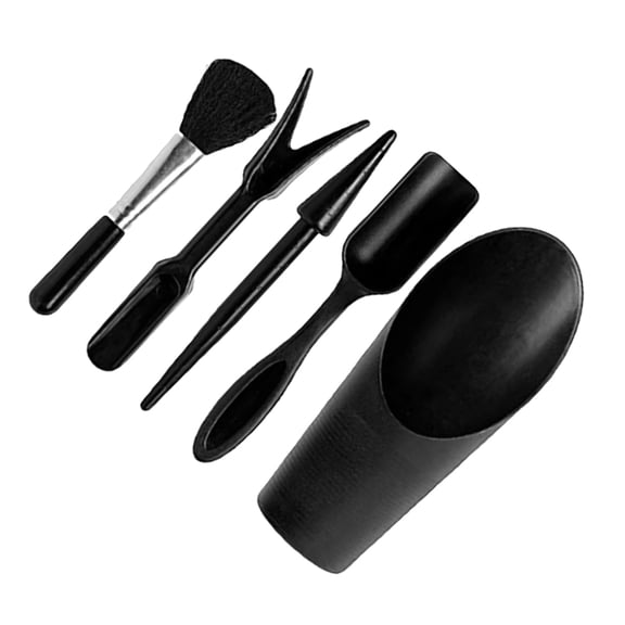 HONMEET 1Set Succulent Tools Garden Hand Tool Set Black Durable Plastic for Home Use