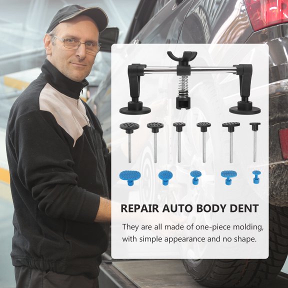 HONMEET 1Set Dent Repair Tool Set Assorted Colors Efficient Auto Paintless Dent Puller Bridge