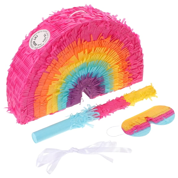 HONMEET 1Set Festive Boho Style Pinata with Hanging Loop for Birthday and Carnival Party Games