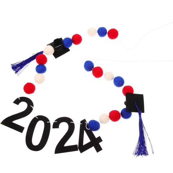 HONMEET Graduation Hanging Banner Set, Assorted Colors Party Decoration for Stage Backdrop and Celebration