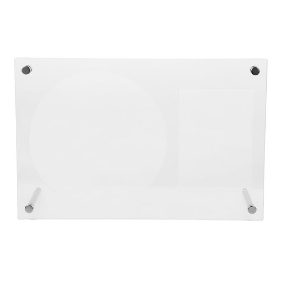 HONMEET Transparent Acrylic Small CD Holder for Home Organization and Decor, 1 Piece Compact Storage Solution