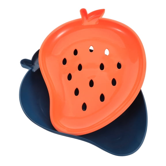 HONMEET 1Set Kitchen Colander Plastic Double Layer For Draining And Fruit Storage Home Dining