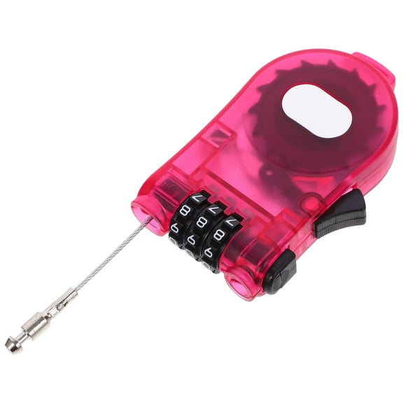HONMEET Portable Snowboard Lock with Password Coded Plastic Cable for Ski Board Security