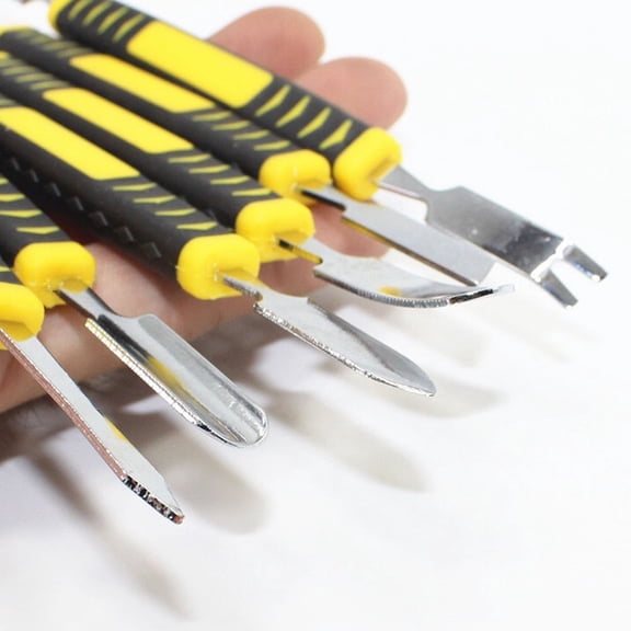 HONMEET 1Set Precision Metal Pry Bar Phone Repair Tool with Silicone Grip for Easy Use