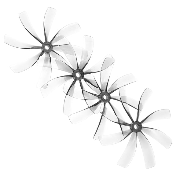 HONMEET 1Set Aerodynamic Grey Rc Plane Propeller with Noise Reduction for Indoor and Outdoor Use