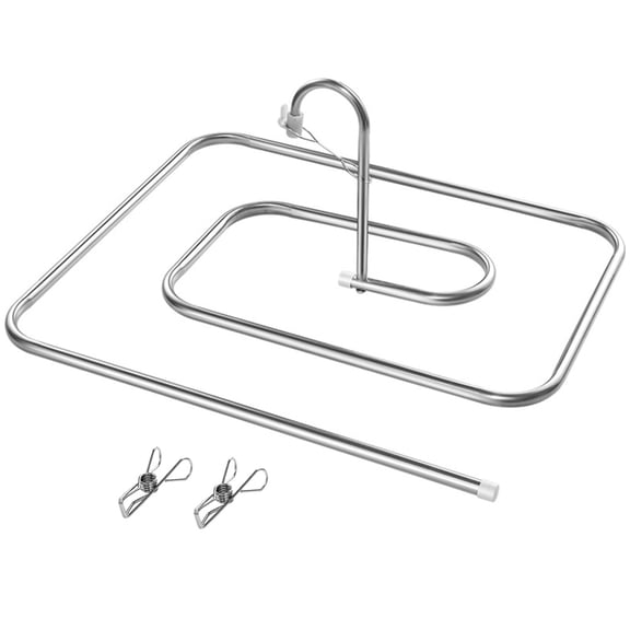 HONMEET 1Set Stainless Steel Spiral Quilt Hanger for Home with Space Saving Design and Quick Drying Features