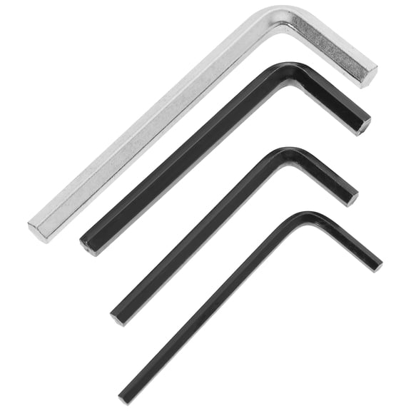 HONMEET 1Set Sturdy Carbon Steel L Wrench Hexagon Key for Versatile Repair Use in Assorted Colors