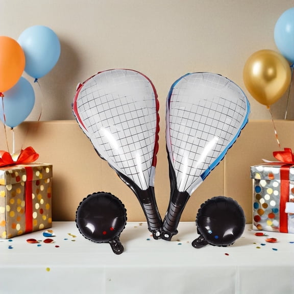 HONMEET Tennis Balloons Set of 1, Easy to Inflate Sports-Themed Party Decorations for Home and Outdoor Events