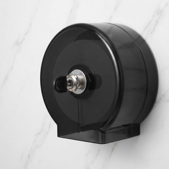 HONMEET Replacement Toilet Paper Dispenser Key, Black Stainless Steel Lock for Commercial Roll Holders, 1 Set