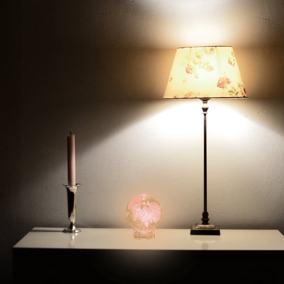 HONMEET 1Set USB Powered Transparent LED Display Lamp Base for Art Glass Sculpture Decor