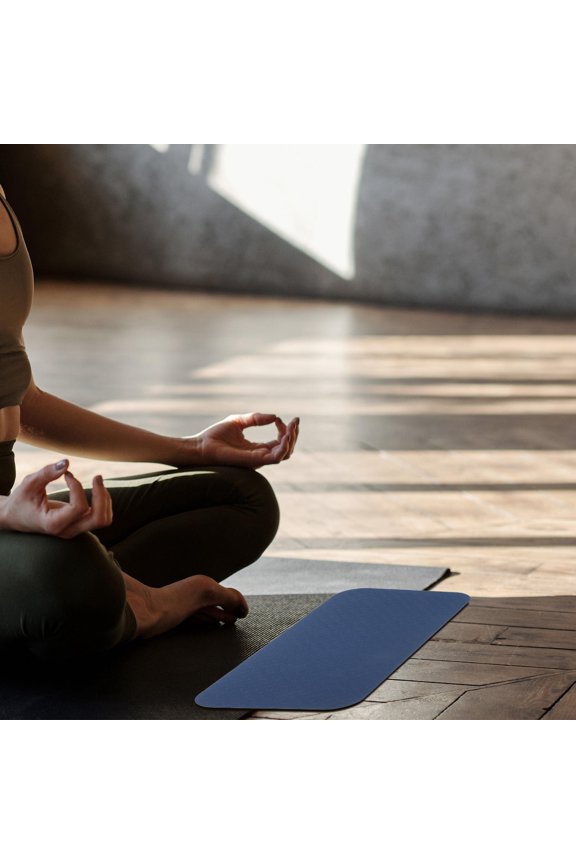 1Set Yoga Mat TPE Non Slip Durable Knee Protection for Home Gym Outdoor Yoga 34.0X17.0X0.6In